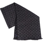[🔄️B19 / F32] Louis Vuitton Wool Monogram Classic Schal Scarf - vintageandkickz