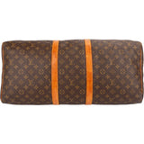 Louis Vuitton Monogram Canvas Keepall 55 Travel Bag