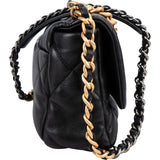 Chanel 19 Quilted Lambskin Leather Single Flap Crossbody Bag