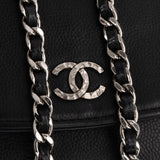 Chanel Caviar Leather CC Wallet on Chain Crossbody Bag
