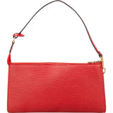 [🔄️B07 / F04] Louis Vuitton Red Epi Leather Pochette Accessoires Handbag - vintageandkickz