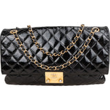 Chanel Patent Leather Ultimate Soft Single Flap Crossbody Bag