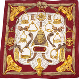 Hermès Etriers Silk Carre 90 Scarf Tuch