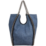 Stella McCartney Denim Falabella Tote Shoulder Bag