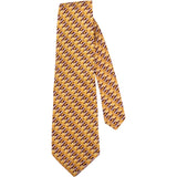 Christian Dior Geometric Pattern Silk Tie Krawatte