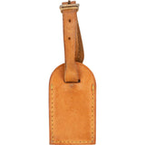 [🔄️B10 / F91] Louis Vuitton Vachetta Leather Luggage Tag - vintageandkickz