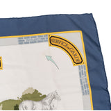 Hermès Les Haras Nationaux Silk Carre 90 Scarf Tuch