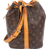 Louis Vuitton Monogram Canvas Sac Noé Petit Shoulder Bag