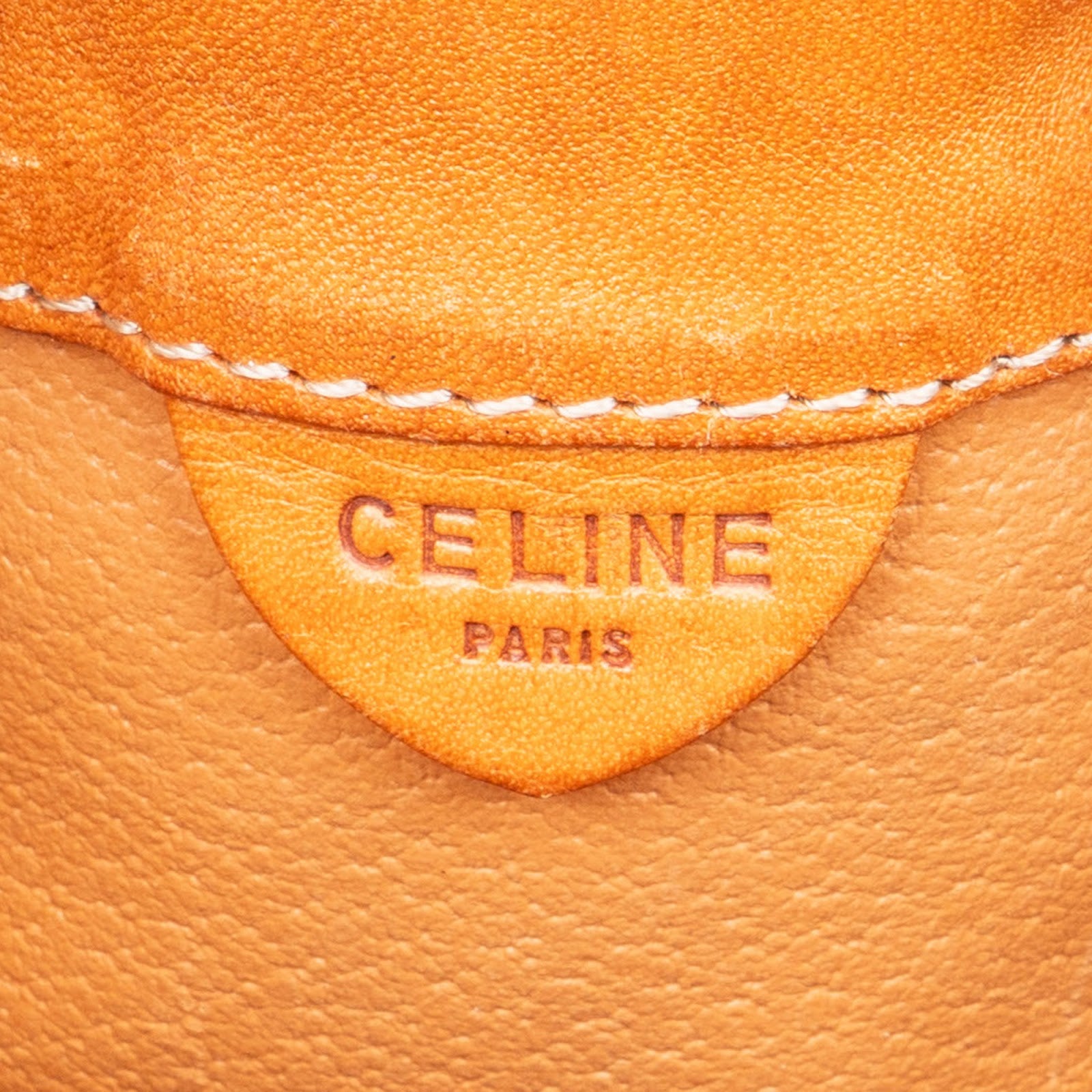 Celine Macadam Canvas Drawstring Bucket Shoulder Bag - vintageandkickz