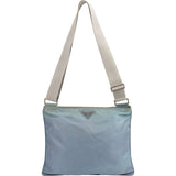 Prada Light Blue Tessuto Messenger Crossbody Bag
