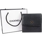 Chanel Black Leather CC Wallet