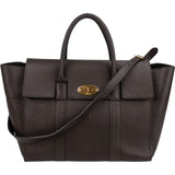 Mulberry Classic Grain Leather Zipped Bayswater Handbag