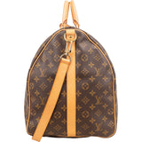 Louis Vuitton Monogram Canvas Keepall 60 Bandoulière Travel Bag