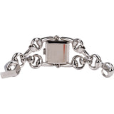Gucci Silver Tone Signoria Horsebit 116.3 Women Watch