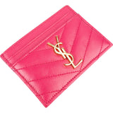 Yves Saint Laurent Pink Grain de Poudre Card Holder