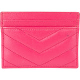 Yves Saint Laurent Pink Grain de Poudre Card Holder