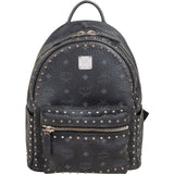 MCM Monogram Visetos Canvas Stark Small Studded Backpack