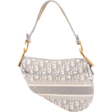 Dior Oblique Trotter Monogram Jacquard Saddle Shoulder Bag