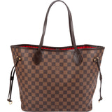Louis Vuitton Monogram Damier Ebene Neverfull MM Shoulder Bag