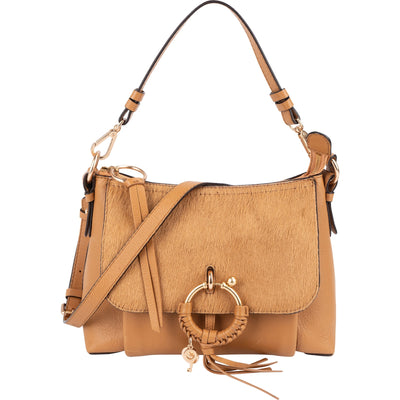 See by Chloé Calf Hair and Leather Joan Crossbody Bag