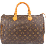 Louis Vuitton Monogram Canvas Speedy 35 Handbag