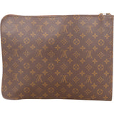 Louis Vuitton Monogram Canvas Poche Documents Laptop Clutch