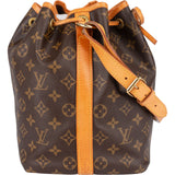Louis Vuitton Monogram Canvas Sac Noé Petit Shoulder Bag