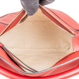 Loewe Red Grained Calfskin Puzzle Crossbody Handbag