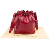 Louis Vuitton Red Epi Leather NM Sac Noé Petit Shoulder Bag