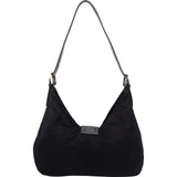 Fendi Classic Cotton Baguette Buckle Shoulder Bag
