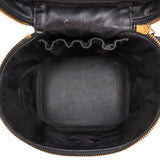 Chanel Caviar Leather Vanity Case Handbag - vintageandkickz