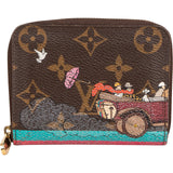 Louis Vuitton Monogram Illustré Transatlantic Zippy Coin Purse Wallet