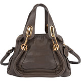 Chloé Pebbled Leather Small Paraty Shoulder Handbag