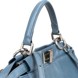 Fendi Leather Small Peekaboo Wave Handbag