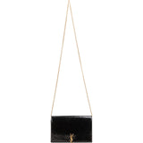 Yves Saint Laurent Python-Embossed Patent Leather Kate Wallet On Chain Crossbody Bag