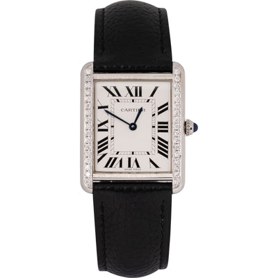 Cartier Tank Louis Solo Diamond 3169 Woman Watch C XF