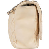 Chanel Quilted Lambskin Maxi Single Flap Crossbody Bag