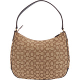 Coach Monogram Signature Canvas Hobo Shoulder Bag