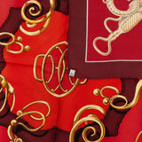 Hermès Mors et Gourmettes Silk Carre 90 Scarf Tuch