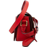 Coach Red Leather Studio Shoulder Crossbody Bag