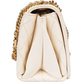 Chanel Quilted Lambskin Single Flap Chain Charms Single Flap Crossbody Handbag