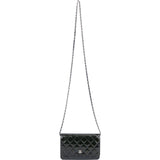 Chanel Quilted Patent Leather Wallet On Chain Crossbody Bag