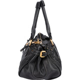 Chloé Pebbled Leather Paddington Satchel Handbag