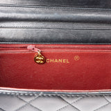 Chanel Quilted Lambskin 24K Gold Single Flap Shoulder Bag