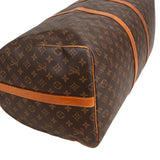 Louis Vuitton Monogram Canvas Keepall 60 Bandoulière Travel Bag