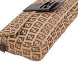 Fendi Monogram Zucca Canvas Baguette Shoulder Bag