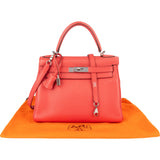 Hermès Rose Togo Kelly 28 Handbag - vintageandkickz