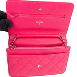 Chanel Quilted Lambskin Wallet On Chain Crossbody Bag
