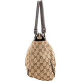 Gucci Monogram GG Canvas Abbey D-Ring Satchel Handbag