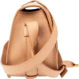 Chloé Grained Calfskin Marcie Small Saddle Crossbody Bag